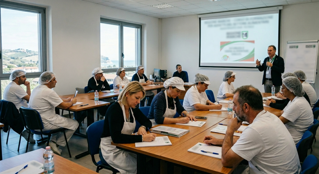 Corso per addetti del settore alimentare - Regione Marche - Aggiornato DGR 70/2022
