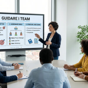 Guidare i team: Definire obiettivi, ruoli e linee guida
