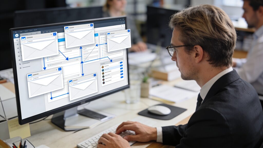 Indirizzare e redistribuire le e-mail
